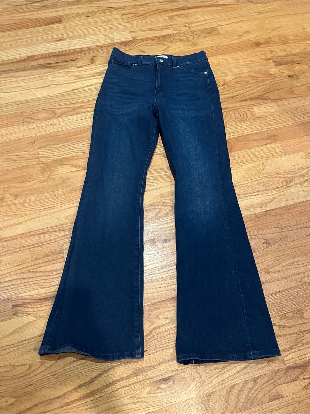LOFT Women's Dark Indigo Flare Jeans